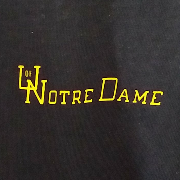Notre Dame double sided t-shirt (#39) - Picture 3 of 9